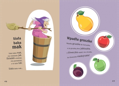 Rymowanki polskie dla dzieci książka znane wierszyki twarda oprawa Greg