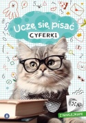 Uczę się pisać cyferki książka dla dzieci z naklejkami nauka pisania