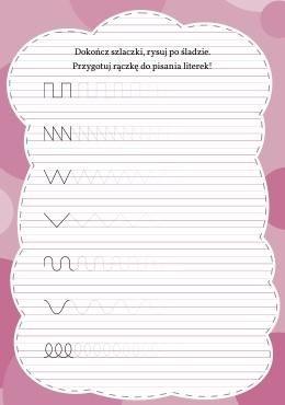 Uczę się pisać literki książka dla dzieci z naklejkami nauka pisania