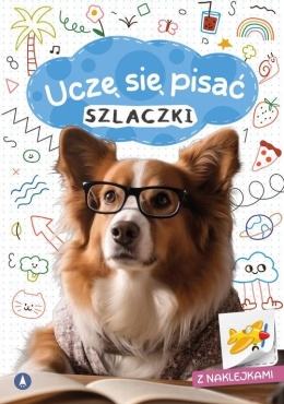 Uczę się pisać szlaczki książka dla dzieci z naklejkami nauka pisania