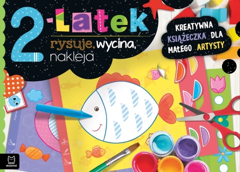 Wycinanka 2-latek Kreatywna książeczka rysuje wycina nakleja dla dzieci
