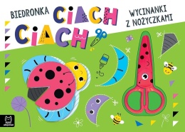 Wycinanki z nożyczkami Biedronka książka aktywizująca dla dzieci i zabawy