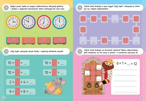 Zabawy matematyczne z magiczną lupką 7+ książka edukacyjna dla dzieci