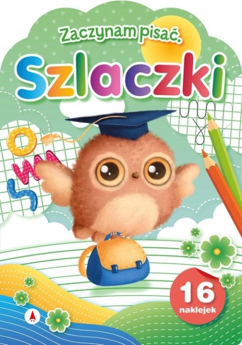Zaczynam pisać Szlaczki 16 naklejek nauka pisania dzieci 5+ Skrzat 2024