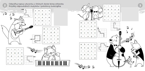 Zgadywanie doklejanie szyfry dla dzieci książeczka edukacyjna