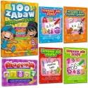 Akademia 5 lat łamigłówki labirynty zagadki i naklejki Wydawnictwo GREG + Zestaw
