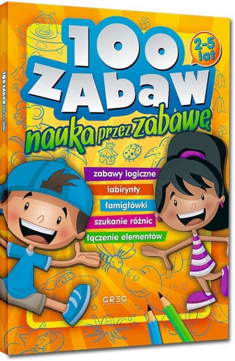 Akademia 5 lat łamigłówki labirynty zagadki i naklejki Wydawnictwo GREG + Zestaw