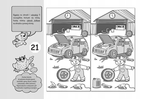 Akademia 5 lat łamigłówki labirynty zagadki i naklejki Wydawnictwo GREG + Zestaw