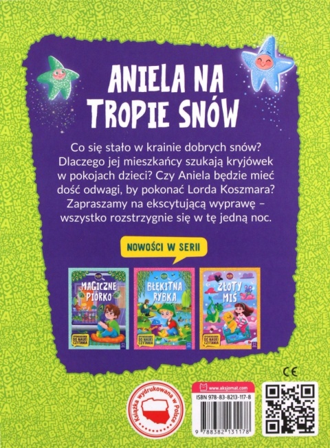 Aniela na tropie snów duże litery książka do nauki czytania dla dzieci