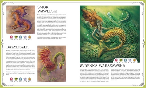 Atlas stwory i potwory książka wielkoformatowa dla dzieci 9+ Greg
