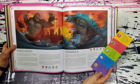 Atlas stwory i potwory książka wielkoformatowa dla dzieci 9+ Greg
