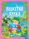 Błękitna rybka duże litery książka do nauki czytania dla dzieci Aksjomat