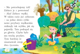 Błękitna rybka duże litery książka do nauki czytania dla dzieci Aksjomat