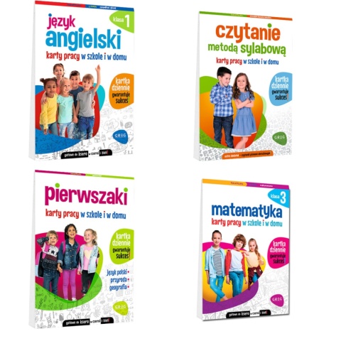 Ćwiczenia dla pierwszaka Karty pracy klasa 1 Matematyka Angielski Greg