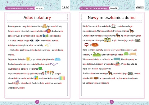 Ćwiczenia dla pierwszaka Karty pracy klasa 1 Matematyka Angielski Greg
