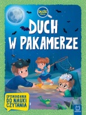Duch w pakamerze duże litery książka do nauki czytania dla dzieci Aksjomat
