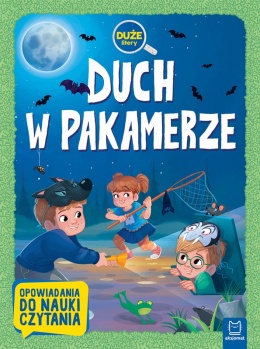 Duch w pakamerze duże litery książka do nauki czytania dla dzieci Aksjomat