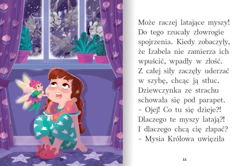 Izabela ratuje wróżki duże litery książka do nauki czytania dla dzieci