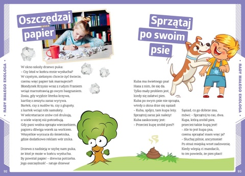 Jak być eko wiersze o ekologii książka dla dzieci twarda 96 stron Greg
