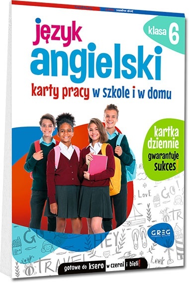 Język angielski klasa 6 Karty pracy Pakiet Język Polski Matematyka Greg