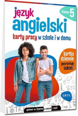 Karty pracy Matematyka Polski Angielski kl. 5 Greg Ułamki Geometria