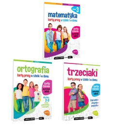 Karty pracy klasa 3 Trzeciaki Ortografia Matematyka GREG Szkoła podstawowa