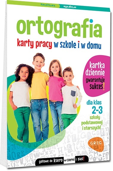Karty pracy klasa 3 Trzeciaki Ortografia Matematyka GREG Szkoła podstawowa