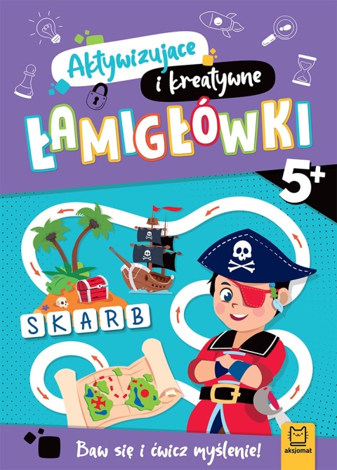 Łamigłówki aktywizujące i kreatywne od 5 lat książka zadania dla dzieci