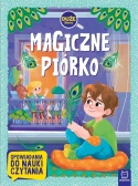 Magiczne piórko duże litery książka do nauki czytania dla dzieci Aksjomat