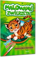 Malowanki zwierzęta kolorowanka z naklejkami dla dzieci 32 strony Greg