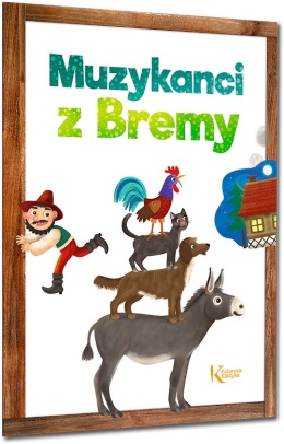 Muzykanci z Bremy baśń dla dzieci kolorowa książka duża czcionka Czytanka