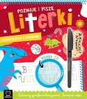 Nauka pisania dla dzieci zestaw 3 książeczek z rowkami Cyferki Literki