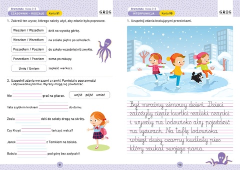Nauka pisania wypracowań Jak to napisać Ortografia Gramatyka Karty pracy