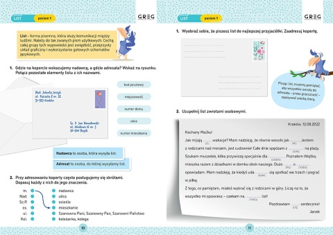 Nauka pisania wypracowań Jak to napisać Ortografia Gramatyka Karty pracy