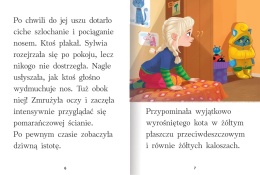Parasol deszczowego skrzata duże litery książka do nauki czytania Aksjomat