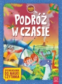 Podróż w czasie duże litery książka do nauki czytania dla dzieci Aksjomat