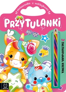 Przytulanki zaczarowana kredka kolorowanka naklejki Malowanka dla dzieci