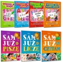 Uczymy się liczyć książka dla dzieci z naklejkami Zadania Nauka liczenia + Zestaw