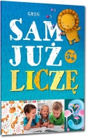 Uczymy się liczyć książka dla dzieci z naklejkami Zadania Nauka liczenia + Zestaw