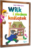 Wilk i siedem koźlątek baśń dla dzieci kolorowa książka duża czcionka Greg
