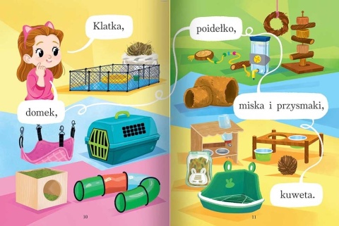 Zaczynam czytać Króliczki książka duże litery nauka czytania 4-6 lat