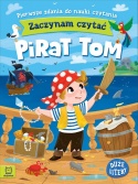 Zaczynam czytać Pirat Tom książka duże litery nauka czytania 4-6 lat