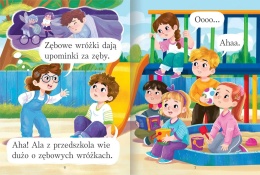 Zaczynam czytać Zębowa wróżka książka duże litery nauka czytania