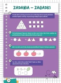 Zadania i łamigłówki 8-9 lat dla dzieci matematyka logiczne ćwiczenia