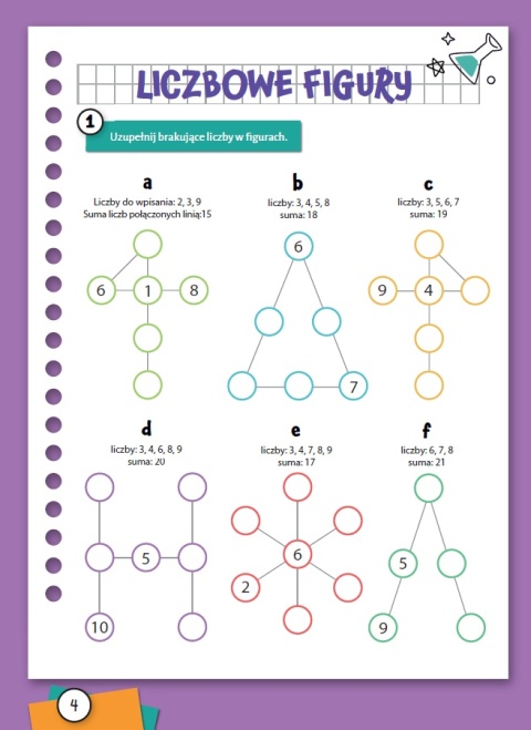 Zadania i łamigłówki 9-10 lat dla dzieci matematyka logiczne ćwiczenia