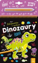 Zdrapywanka z rysikiem Dinozaury Aksjomat kreatywna książka 4+ Zdrapka