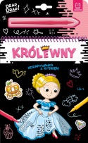 Zdrapywanka z rysikiem Królewny Aksjomat Wydrapywanka książka dla dzieci 4+