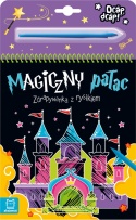 Zdrapywanka z rysikiem Magiczny pałac Aksjomat książka dla dzieci 4+