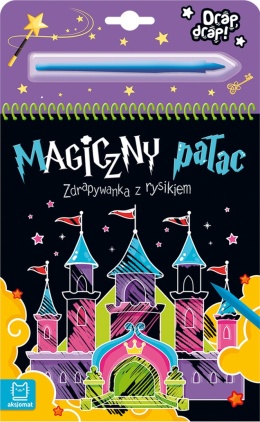 Zdrapywanka z rysikiem Magiczny pałac Aksjomat książka dla dzieci 4+