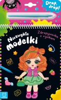 Zdrapywanka z rysikiem Niezwykłe modelki Aksjomat Wydrapywanka książka 4+